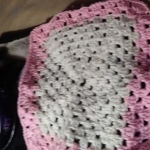 Crocheted blanket